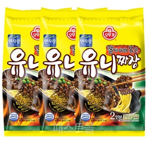 오뚜기 면사랑 유니짜장, 610g, 3개