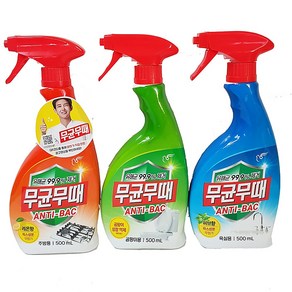 무균무때 안티박 주방용 / 욕실용 / 곰팡이용 세정제 각500ml 3종, 1개, 500ml