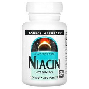 소스내추럴스 니아신 100mg 250정, 1개