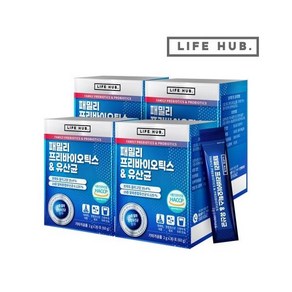 라이프허브 패밀리 프리바이오틱스 유산균 4세트 2g x 120포, 240g, 4개