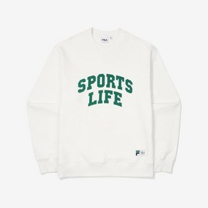 [FILA 본사공식] Spotslife 아치로고 맨투맨 (FE2POF5102X_OWH)