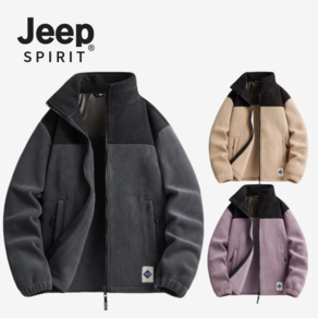 JEEP SPIRIT 지프 남자 여자 양털 자켓 뽀글이 점퍼 후리스 방한용품