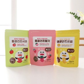 동결건조 과일칩 (딸기 사과 참외) [원산지:국산], 1개, 12g, 참외
