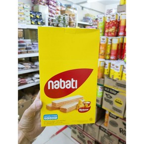 인도네시아 나바티 크림 와퍼 치즈 웨하스 스낵 Nabati Cream Wafer 160g x 2ro