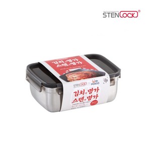 스텐락 김치명가 퓨어 미니핸디 김치통 02호, 2.6L, 1개