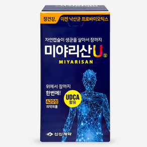 신신제약 미야리산U 420정 낙산균 70일분 UDCA, 1개