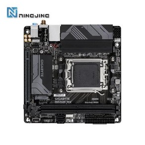 GIGABYTE B650I AX Mini-ITX AMD DDR5 5 + 2 1 상 디지털 VRM 솔루션 USB 96G 와이파이 6E 소켓 마더보드, 한개옵션0