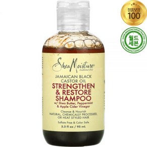 시어모이스처 자마이칸 블랙 파마자유 캐스터 오일 스트렝슨 & 리스토어 샴푸 95ml Stengthen Restoe Shampoo Jamaican Black Casto Oil, 1개