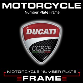 2020 두카티 바이크 번호판가드 MFMC02-2020 DUCATI 3LINE DESIGN MOTORCYCLE Numbe Plate Fame, 1개