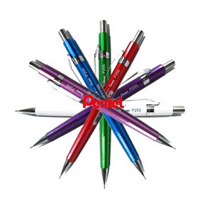 Pentel P205 Metallic Seies 펜텔 제도샤프 P205 메탈릭 시리즈, WX(화이트)