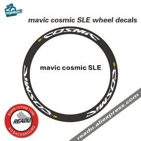 Mavic cosmic-SLE 자전거 휠셋 데칼 700C 자전거 휠 림 스티커 림 깊이 38mm 40mm 50mm 두 개의 바퀴용