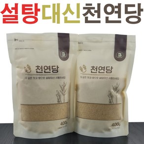 설탕 대신 비정제 사탕수수 천연당 400g