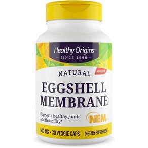 Healthy Oigins Eggshell Membane NEM 500 mg - Natual Collagen and Joint Suppot Supplement - Glute, 1개