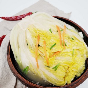 경자네 국내산 전라도 맛있는 아삭아삭 수제 백김치, 2kg, 1개