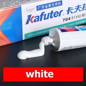 Kafuter 705 White balck 투명 실리콘 산업 접착 45g