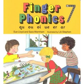 Finge Phonics Book 7 : Qu Ou Oi Ue E A/Boad Book, Jolly Leaning