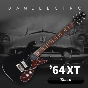 DANELECTRO 64XT Electric Guitar (Black) 댄일렉트로 64 XT 일렉기타