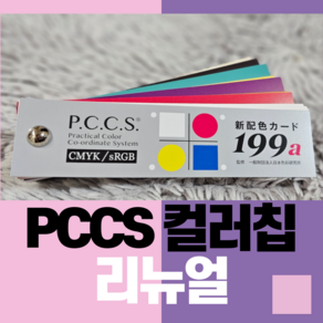 PCCS 색종이 199a 2024 리뉴얼 컬러칩 색상표 컬러가이드, 1개