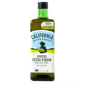 Califonia Olive Ranch 캘리포니아 올리브 랜치 콜드 프레스 엑스트라 버진 올리브 오일 33.8oz(1L), 1L, 1개