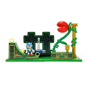 Sonic The Hedgehog 스타더스트 스피드웨이 존 플레이세트 6.4cm2.5인치 소닉 액션 피규어 포함 184573