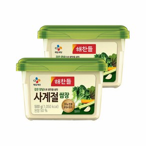 해찬들 사계절 쌈장 500g x2개