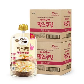 남양유업 남양 아이꼬야 맘스쿠킹 이유식 140gx20개 찜닭아기밥 15개월 외 2종 택1, 140g, 1세트, 맘스쿠킹 140gx10개 찜닭+10개 소고기배추전골