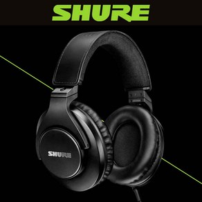 [정품] SHURE SRH440 A 슈어 헤드폰 모니터 모니터링 밀폐형 헤드폰