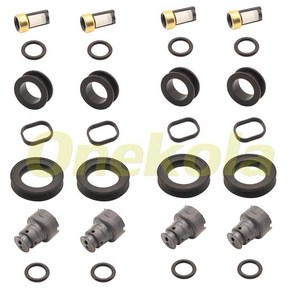 인젝터 수리 키트 필터 ORINGS 씰 GROETS FOR LEXUS GS430 43L 엔진 20022007, 03 4 PIECE SET, 1개