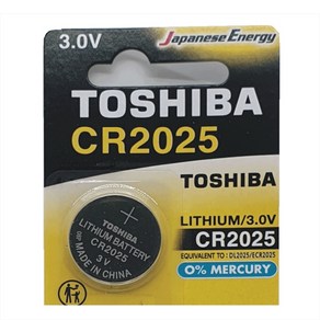 도시바 TOSHIBA 리튬배터리 CR2025 코인형 건전지 - 1알, 1개, 1개입