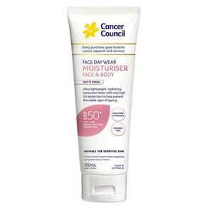 캔서카운슬 호주 모이스처라이져 매트 선크림 SPF50+ 150ml, 1개