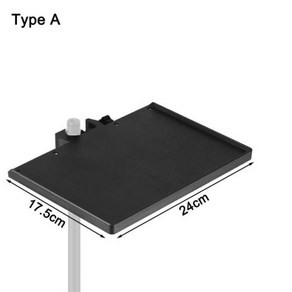 사운드 카드 트레이 휴대폰 스탠드 클립 클램프 1/4 인치 라이브 마이크 플라스틱 삼각대 브래킷에 적합 24, 유형-a, 2) TypeA