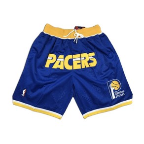 NBA PACERS 농구 반바지 유니폼 운동복 훈련복 트레이닝복 블루