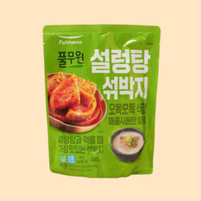 풀무원 설렁탕 한입 섞박지 450g, 1개