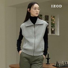 [최초최저가 ] IZOD 아이자드 24FW 울블렌드 집업 베스트 여성