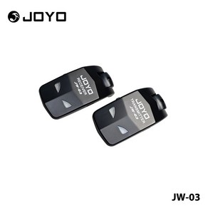 JOYO JW-03 기타 베이스 전자 악기용 2.4GHz 무선 기타 송신기 수신기 JW 03, 검은색, 1개