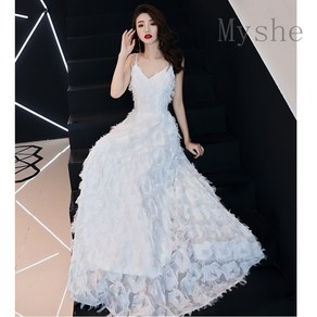 [Myshe]여름 여성 끈나시 원피스 루즈핏 민소매 원피스 u424TY4