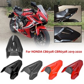 Pillion Rea Seat Cove Solo Seat Cowl Faiing Fo CB650R 2019 2020 CBR650R CB650R CB 650R CBR 650R, Black, 1개