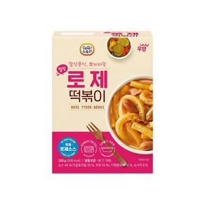 쉐프스토리 말랑 로제떡볶이 즉석간편조리 250g x 6개