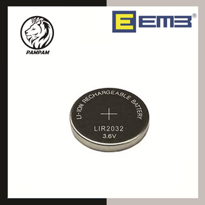 EEMB LIR2032 3.6V 리튬이온 코인전지 (충전용), 1개, 1개입