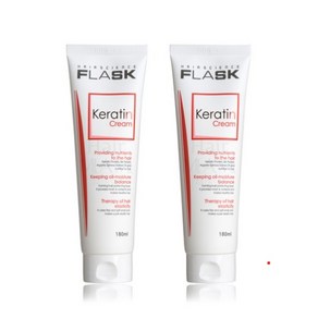 플라스크 레드 케라틴크림 180ml 바르는트리트먼트 .유통기한 24년 11월, 180g, 1개