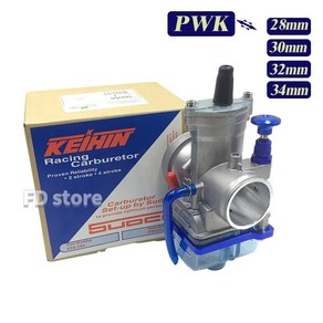 Keihin PWK용 오토바이 125 150 175 200 250 300cc 2T 4T 탄소 절약 28mm 32mm 34mm, 2.PWK 28, 1개