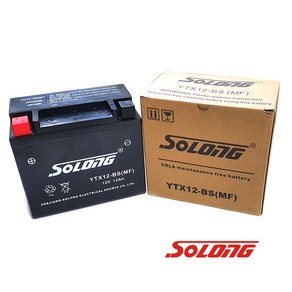 소롱배터리 BMW F650GS 용-소롱배터리YTX12-BS(12V12A) SOLONG밧데리, 1개