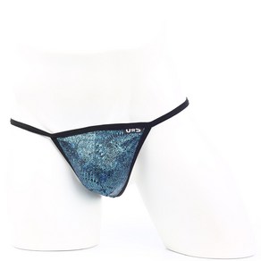 [U-STATION] String Thong Blue Peacock (U0304-990)