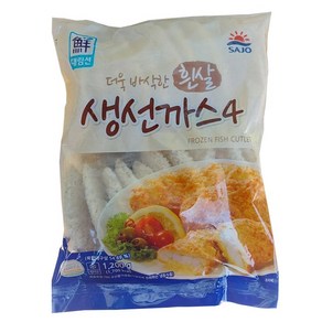 대림선 더욱바삭한 흰살 생선까스4 1.2kg, 1개