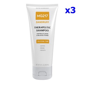 MG217 콜타르 비듬 샴푸 240ml 3개