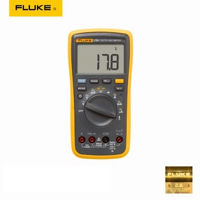 FLUKE-17B+ ESP 플루크 디지털 멀티미터 AC/DC 전류 전압 저항 연속성 정전용량 온도 측정, 1개