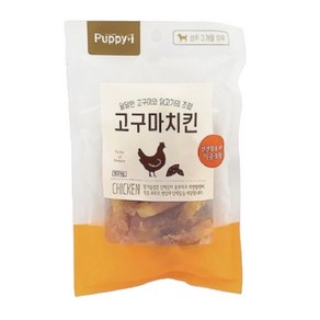 퍼피아이 강아지 간식 100g, 고구마 + 치킨 혼합맛, 10개