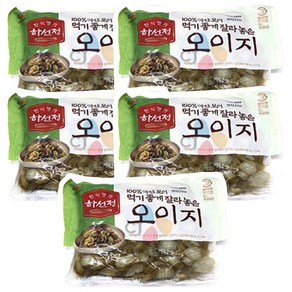 CJ제일제당 하선정 먹기좋게자른 오이지 1kg, 5개