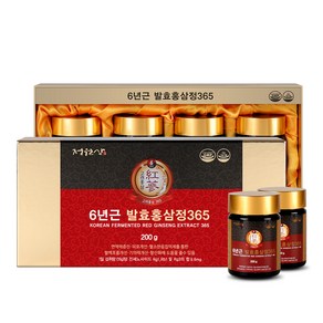 정원삼 6년근 발효홍삼정365 + 쇼핑백, 800g, 1세트