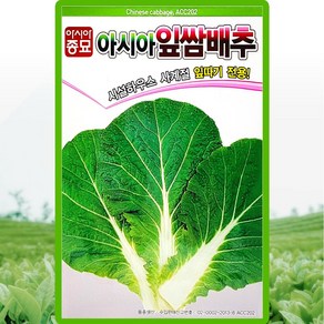 아시아종묘 잎쌈배추 씨앗 500립, 1개